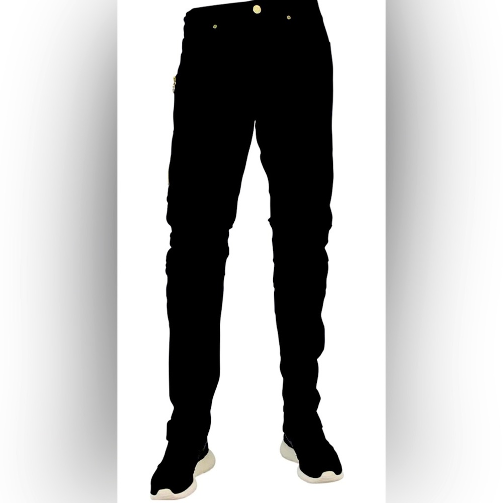 Jordan Craig, Slim Fit, Ring Side Denim, Color: Jet Black (JM3100) Size: 34x32.